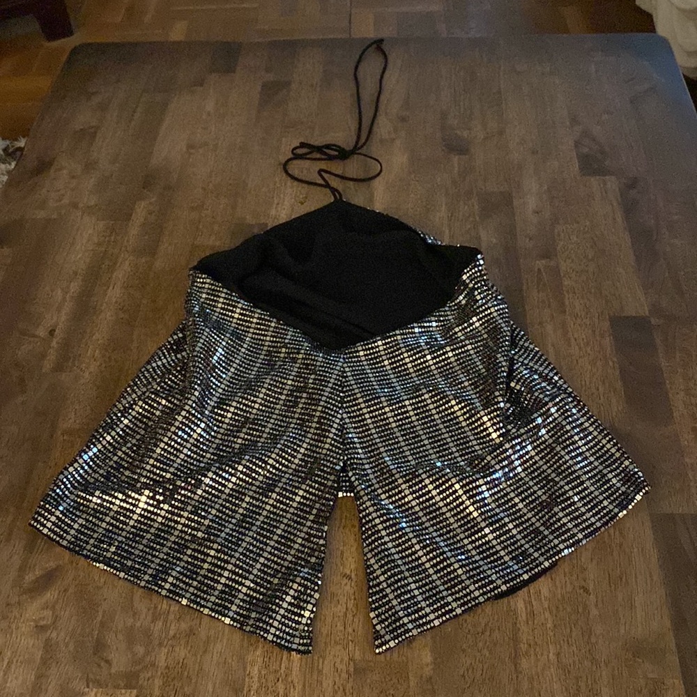 Zara Silver Halter Top - Picture 6 of 12